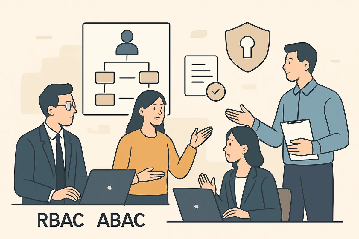 RBAC ABAC ポリシー更新 権限管理 アクセス制御 チーム運用 ルール設計 実装 最新版 見直し プロセス