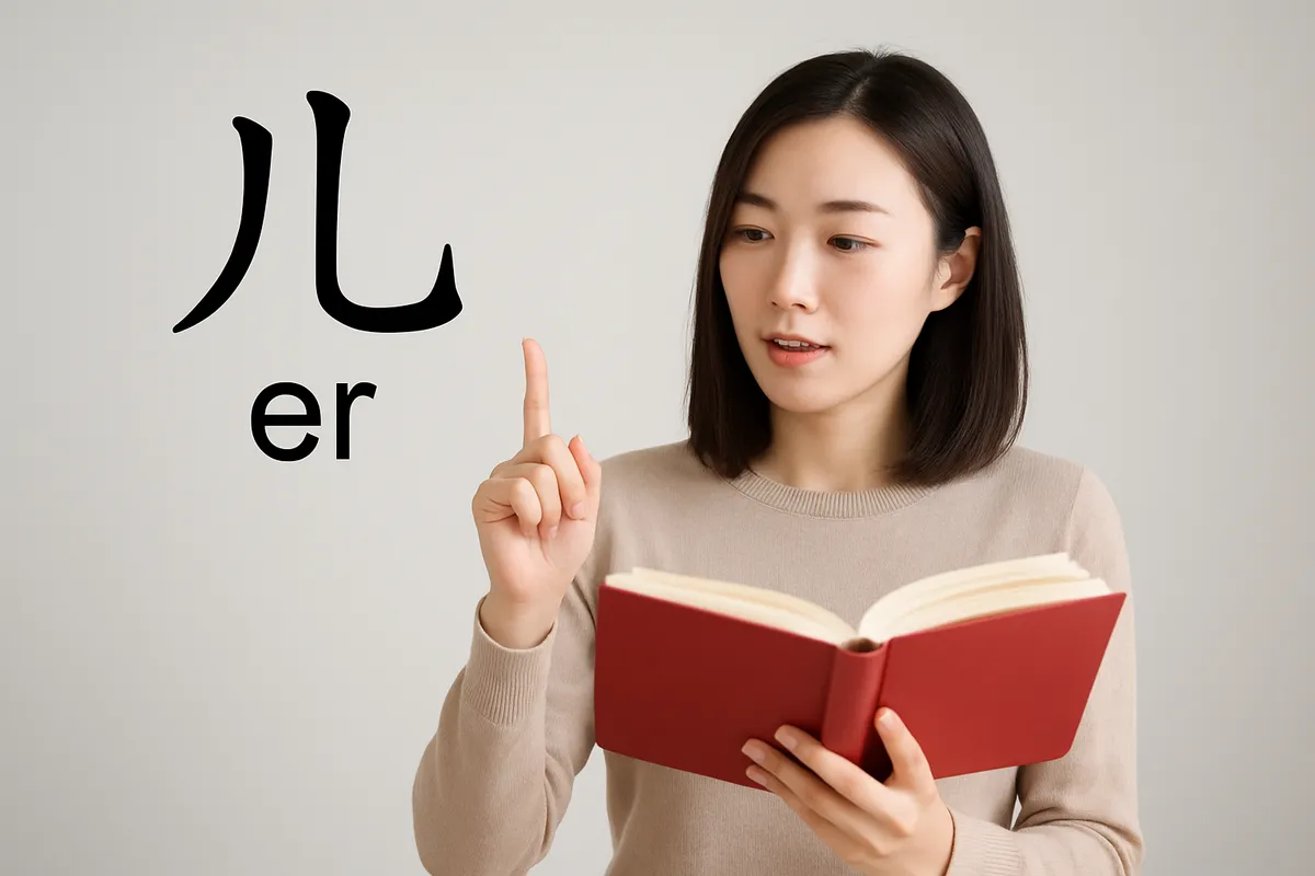 儿化 er化 中国語 北京官話 発音変化 接尾辞 語意区別 例示 人民共和国 現代漢語 ピンイン erhua