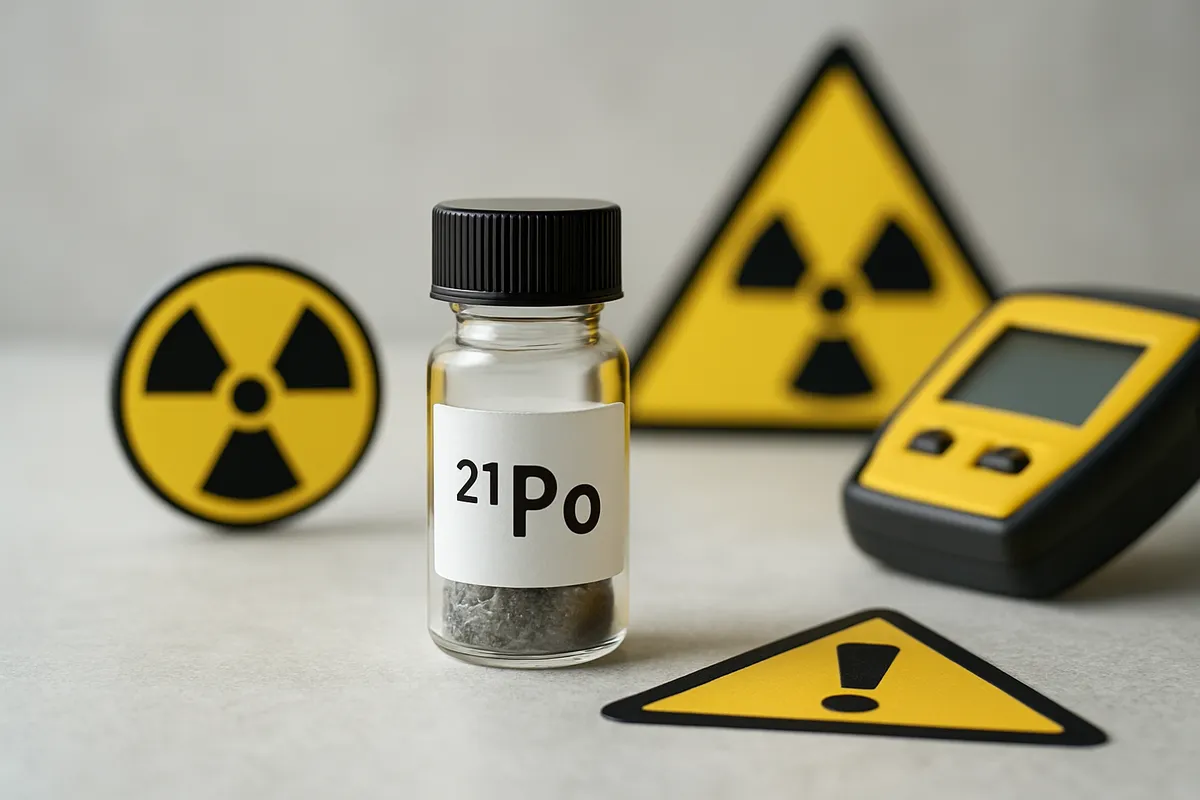 ポロニウム210 放射性物質 毒性 内部被ばく 暗殺 アルファ線 同位体 健康リスク polonium-210 核物質 検出 線量