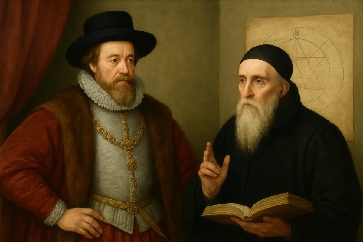 ジェームス1世 James I Stuart王朝 イングランド王 17世紀初頭 宮廷衰退 政治的不遇 John Dee 晩年 ルネサンス魔術師 エリザベス朝後期 王位継承