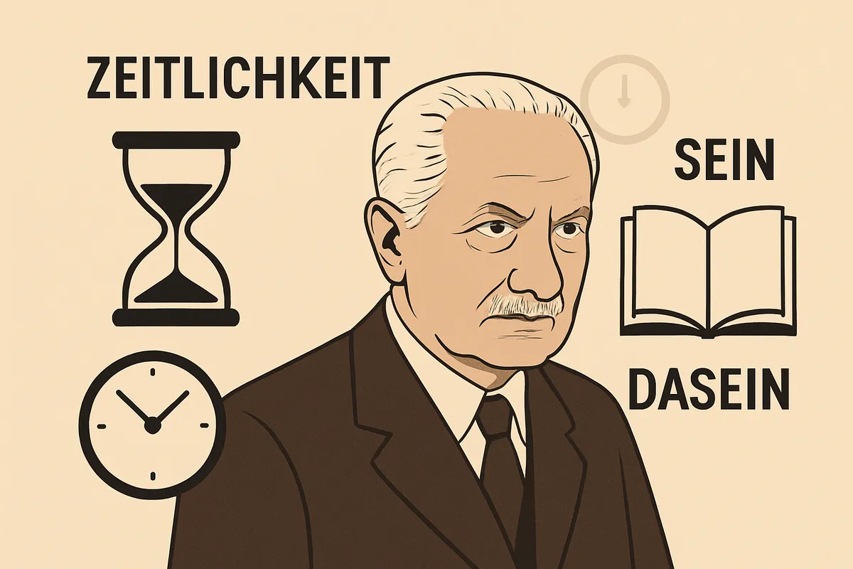 Zeitlichkeit 時間性 ハイデガー Heidegger 存在と時間 Being and Time 現存在 Dasein 実存主義 existentialism 20世紀 ドイツ哲学 存在論