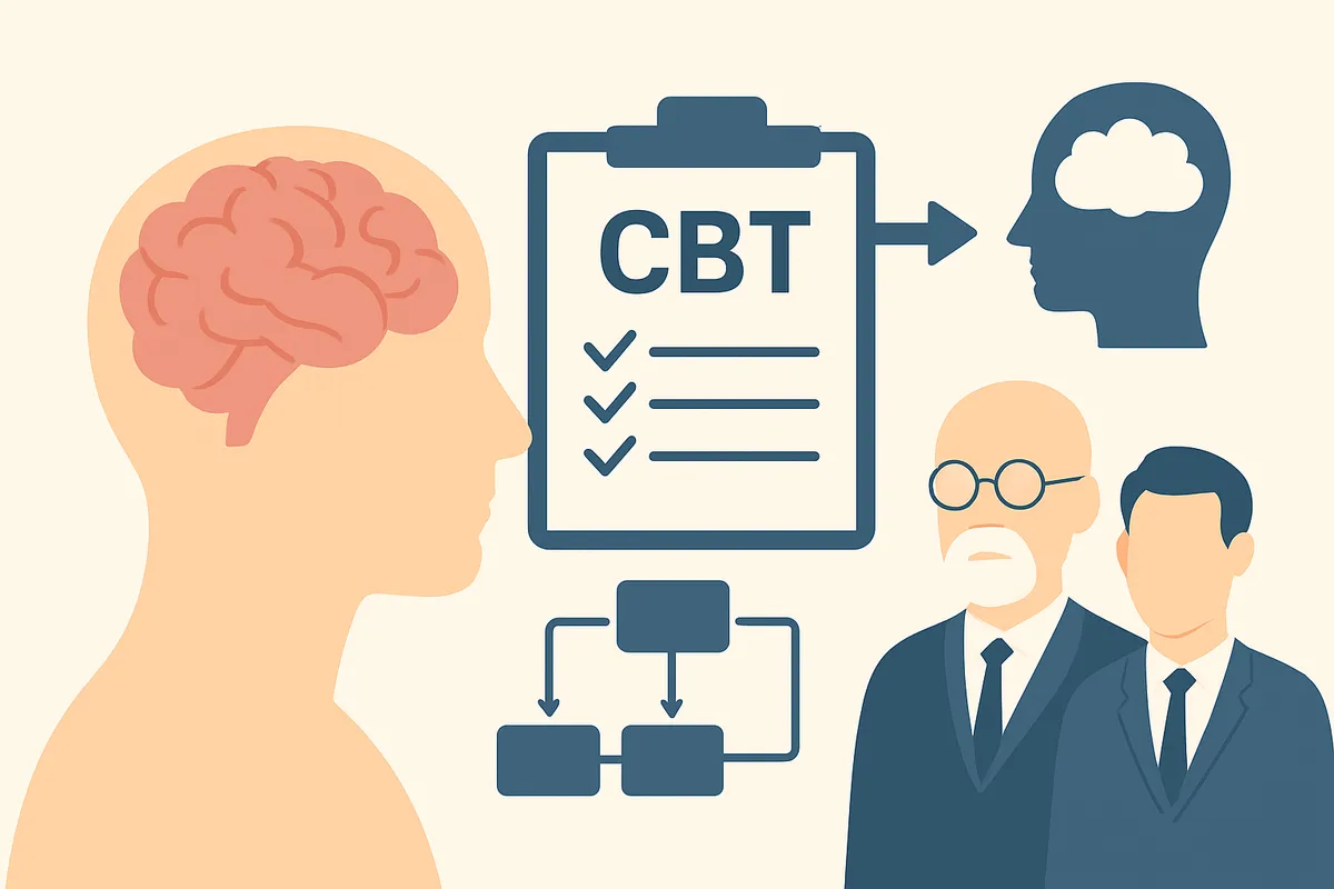行動療法 認知行動療法 CBT 行動主義 心理学 認知過程 思考パターン 感情調整 臨床応用 20世紀後半 心理治療 アルバート・エリス アーロン・ベック