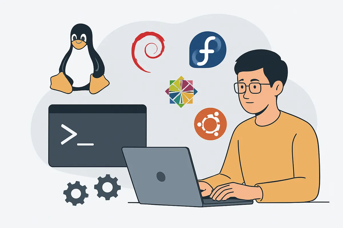 ディストリ差分 distro difference Linux パッケージ管理 Debian Fedora CentOS Ubuntu システム設定 初心者 コマンド操作 互換性