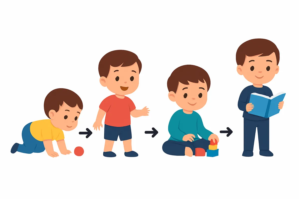ピアジェ 認知発達 4段階 感覚運動期 前操作期 具体的操作期 形式的操作期 発達心理学 子どもの思考 段階的発達 Piaget cognitive development
