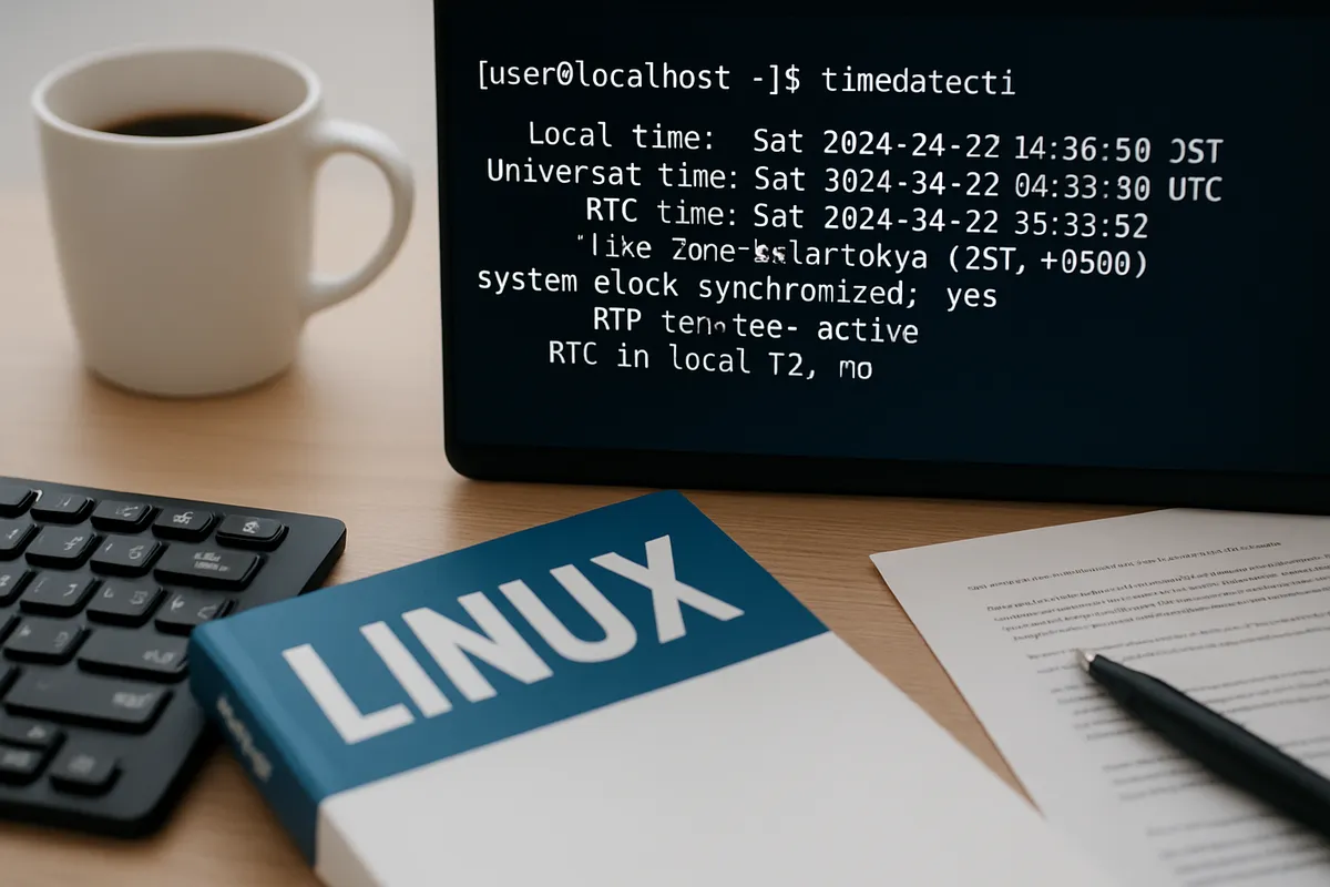 タイムゾーン 時刻設定 Linux システムクロック UTC GMT+9 日本時間 timedatectl NTP 時刻同期 /etc/timezone 初心者向け 基本操作