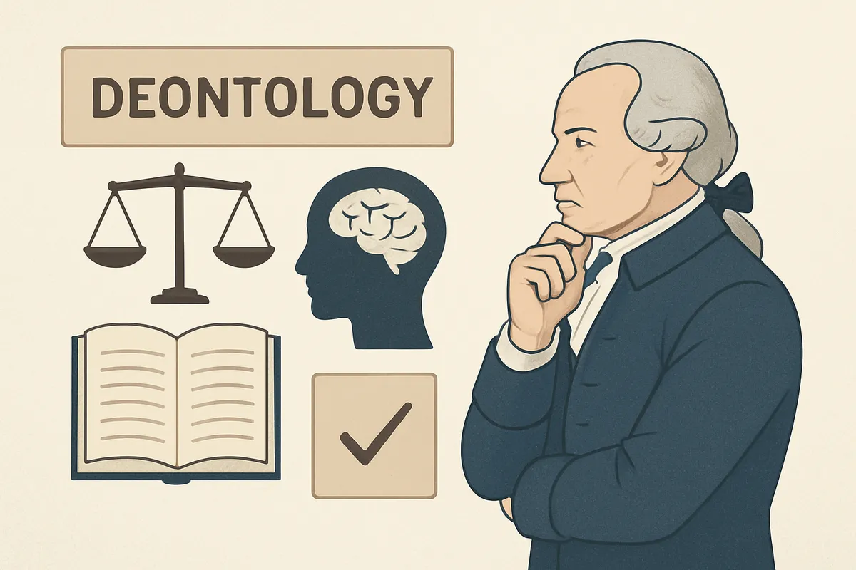 義務論 deontology カント倫理学 定言命法 categoricalimperative 結果主義との対比 道徳法則 理性 義務概念 行為の本質 18世紀ドイツ哲学 kantian ethic