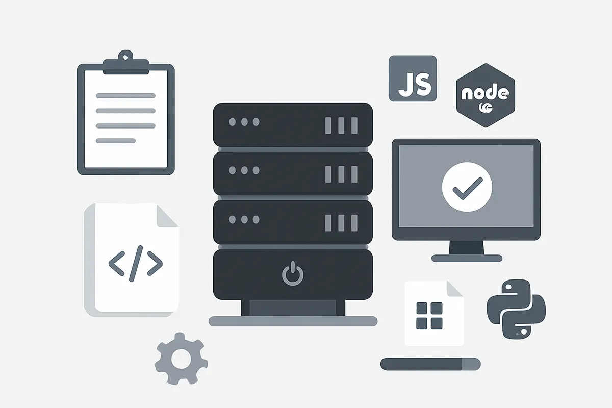 MCP server 構築 前提条件 必要な環境 初期設定 stdio実装 接続確認 開発環境 Node.js Python Ruby 依存関係 パッケージマネージャー インストール