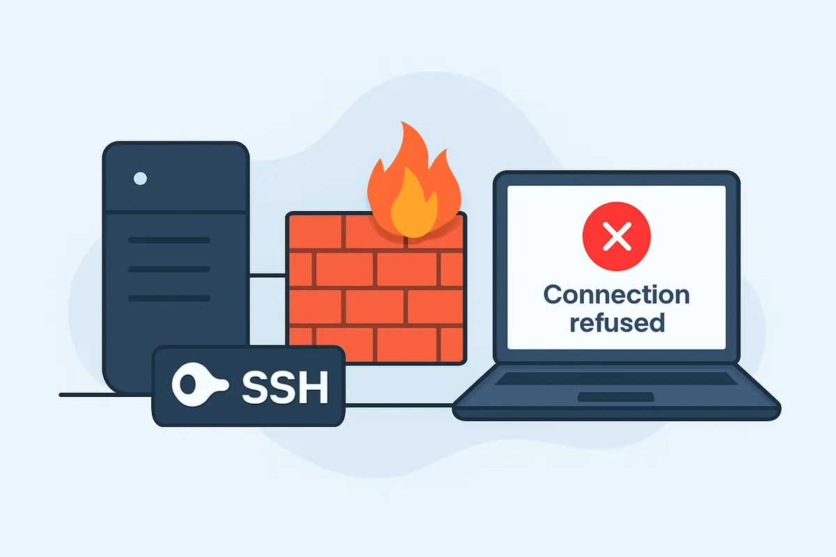 Connection refused エラー SSH接続 ポート番号 ファイアウォール サーバー接続失敗 リモートアクセス 設定トラブルシューティング 22番ポート ネットワーク診断 接続テスト