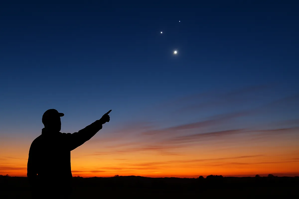 天文カレンダーの主要な天体現象と星空観測のイベントを表現した画像。