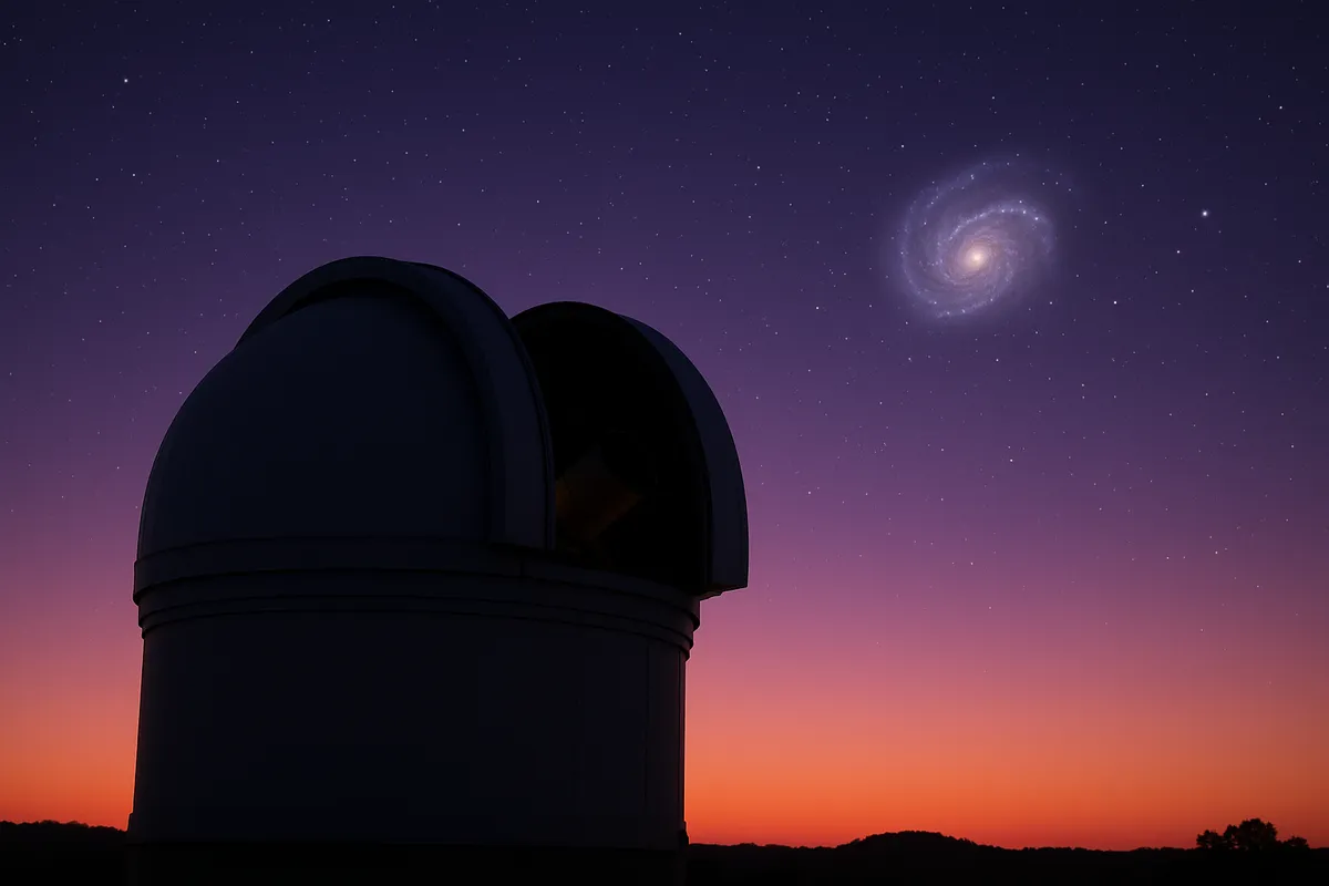 天体望遠鏡で観測できる星雲と銀河の壮大な景色。