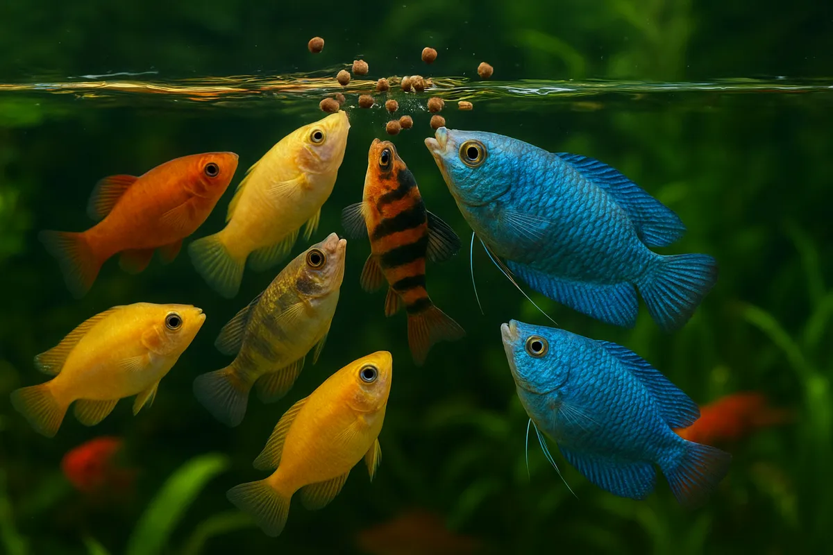淡水魚飼育のための水槽管理機器とアクアスケープの実例集。