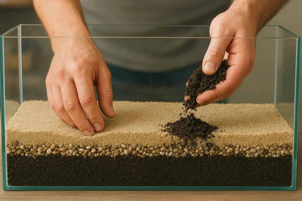 淡水魚飼育のための水槽管理機器とアクアスケープの実例集。