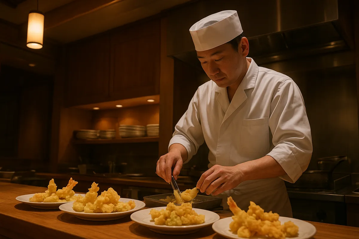 日本全国の多様なグルメスポットと料理シーンを紹介する画像群