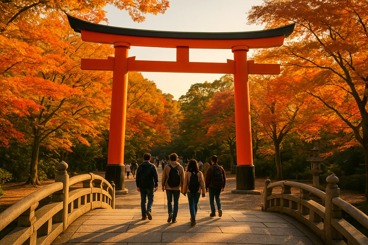 日本の美しい観光地、寺院、自然風景、温泉などの旅行スポットの多様なイメージ集。